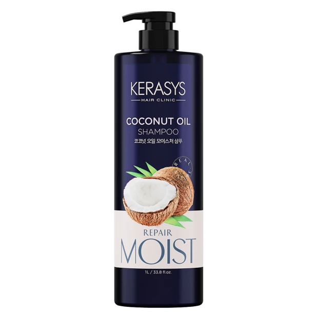 Kerasys Coconut Oil Shampoo 1L nourishing and hydrating shampoo